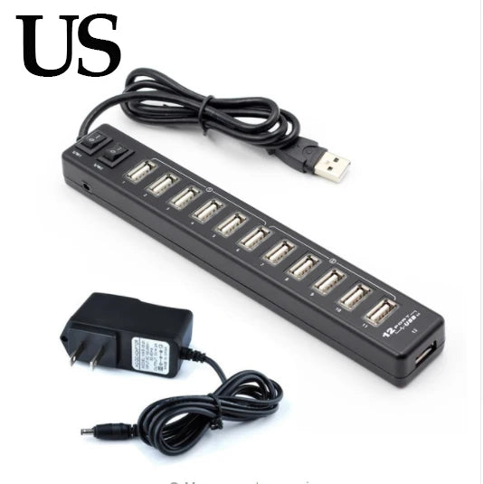 USB Hub 4/7/12 Port Expander Adapter