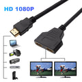 1 Male To 2 HDMI-Compatible