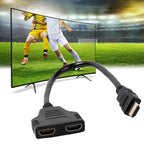 1 Male To 2 HDMI-Compatible
