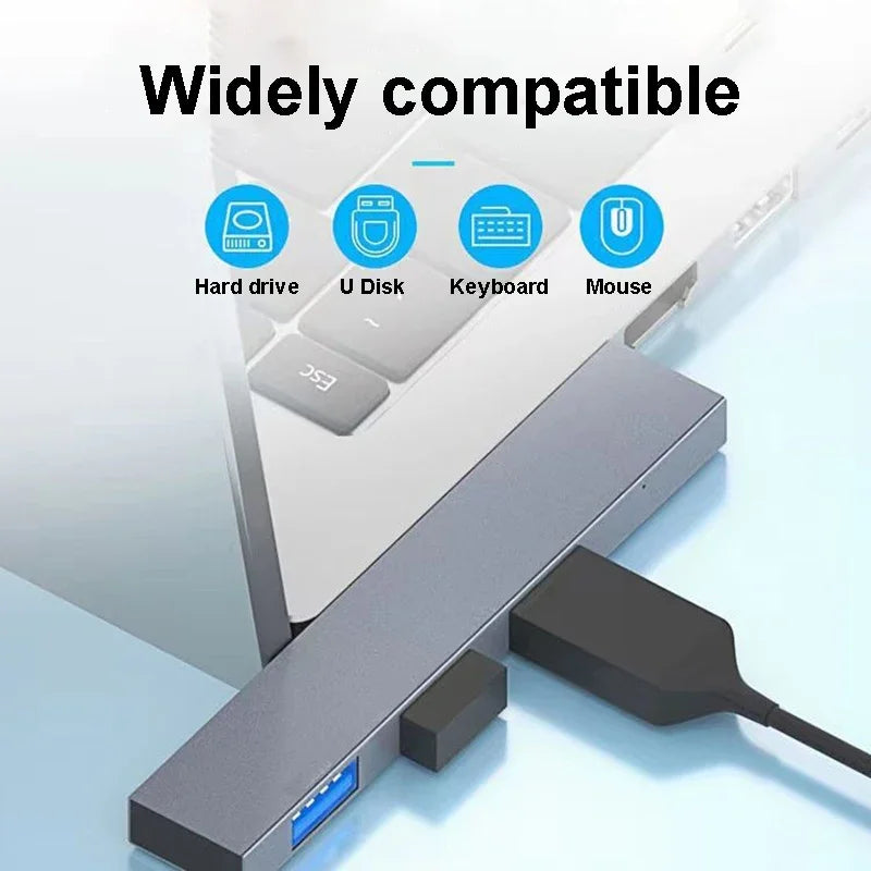 USB C HUB TypeC 4 Port Multi USB