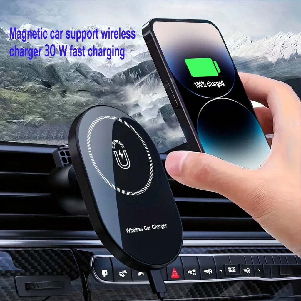 30W Magnetic Car Wireless Chargers