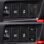 Car Fast Charger Switch Dual USB