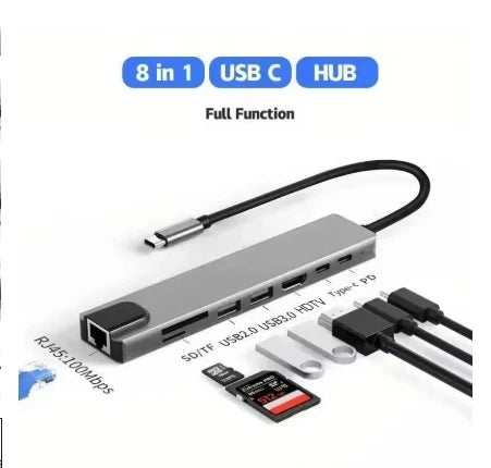 3 in 1 Usb Hub USB C to HDMI