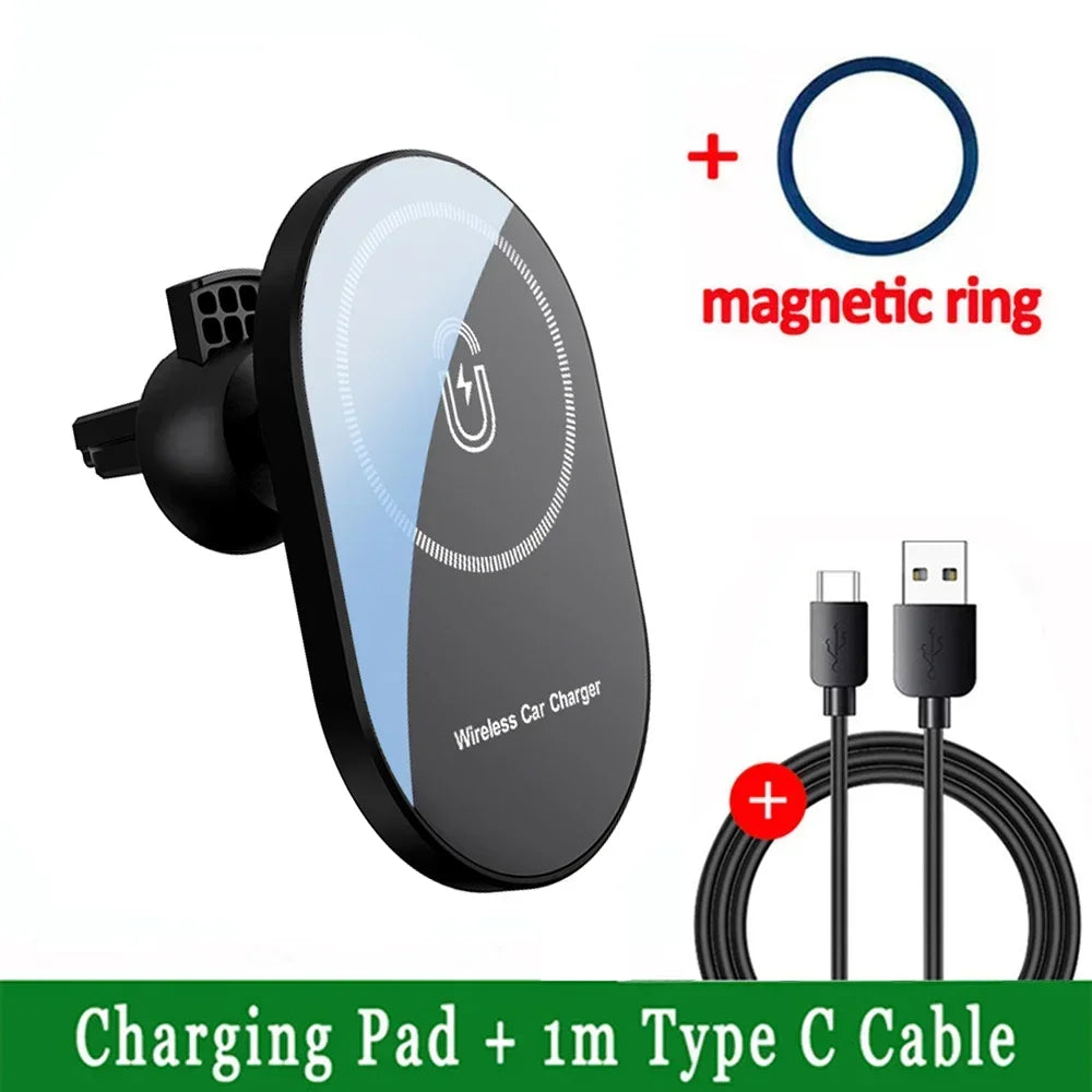 30W Magnetic Car Wireless Chargers