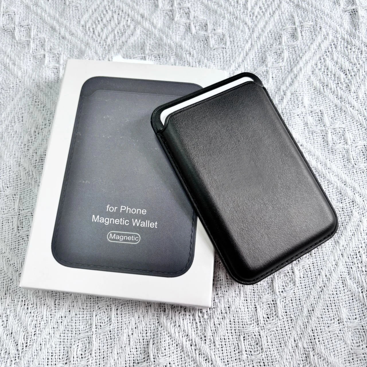 For Magsafe Leather Wallet