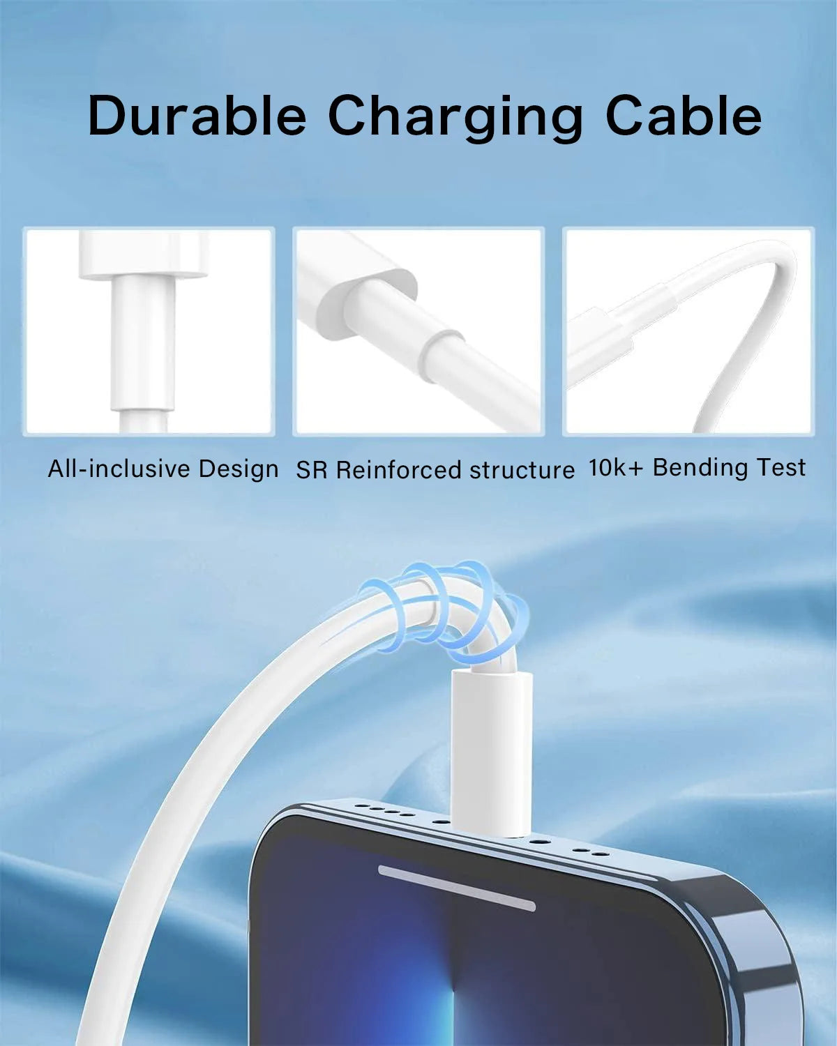 USB Type 20W fast charger Cable for iPhone