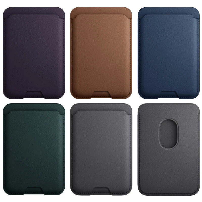 For Magsafe Leather Wallet