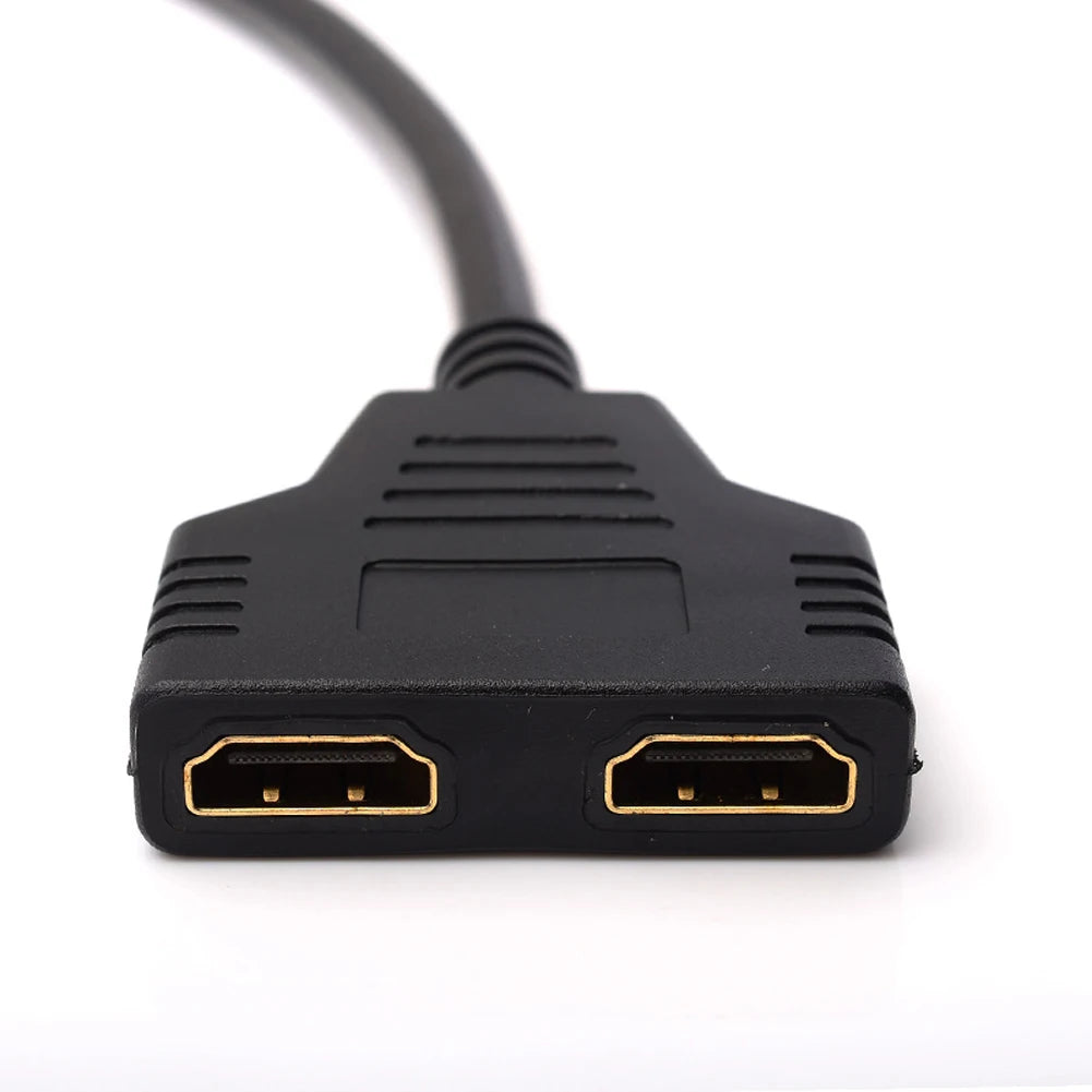 1 Male To 2 HDMI-Compatible