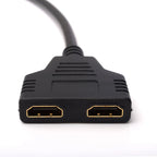 1 Male To 2 HDMI-Compatible
