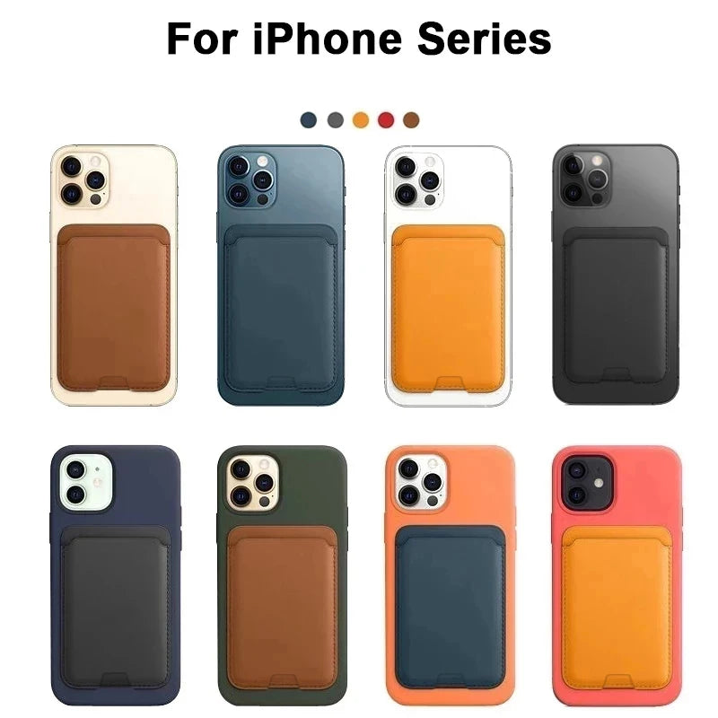 For Magsafe Leather Wallet